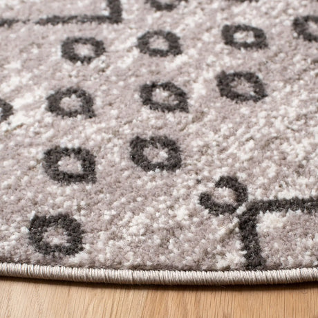 Safavieh Amsterdam 10'-0" x 10'-0" Rug in Light Grey / Brown