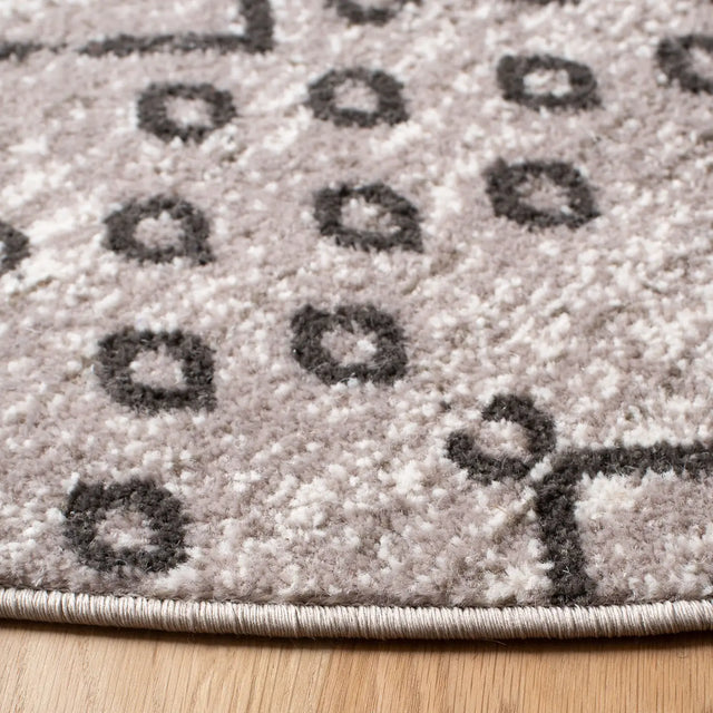 Safavieh Amsterdam 10'-0" x 10'-0" Rug in Light Grey / Brown