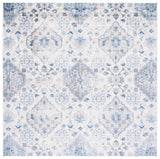 Safavieh Shivan 100 6'-7" x 6'-7" Rug in Ivory / Blue