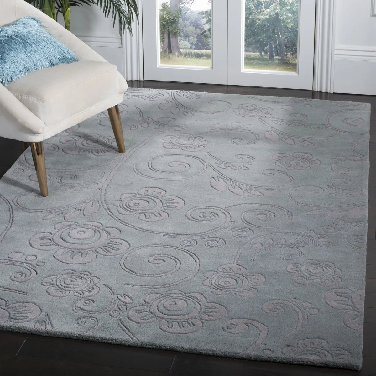 Safavieh Soho 3'-6" x 5'-6" Rug in Grey / Multi