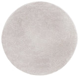 Safavieh Tahoe Shag 6'-7" x 6'-7" Rug in Silver