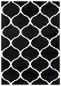 Safavieh Tahoe Shag 4'-0" x 6'-0" Rug in Black / White