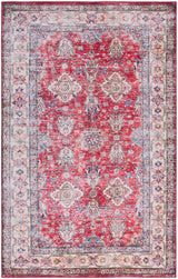 Safavieh Tucson 4'-0" x 6'-0" Rug in Rust / Beige