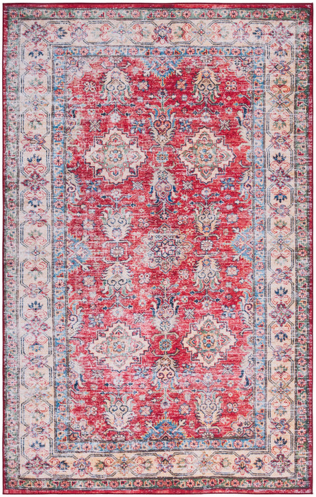 Safavieh Tucson 4'-0" x 6'-0" Rug in Rust / Beige