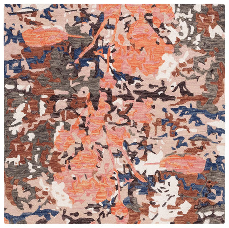 Safavieh Blossom 6'-0" x 6'-0" Rug in Pink / Ivory