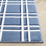 Safavieh Groove 4'-0" x 6'-0" Rug in Blue / Ivory