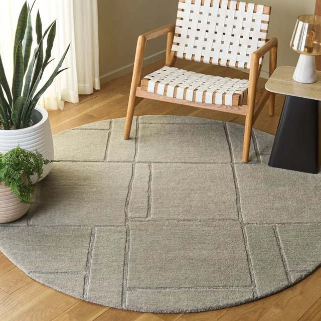 Safavieh Harvest 6'-0" x 6'-0" Rug in Grey / Ivory
