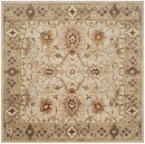 Safavieh Antiquity 6'-0" x 6'-0" Rug in Grey Beige / Sage