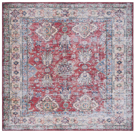 Safavieh Tucson 6'-0" x 6'-0" Rug in Rust / Beige
