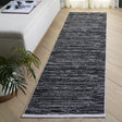 Safavieh Mila 2'-2" x 8'-0" Rug in Black / Ivory