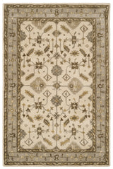 Safavieh Royalty 4'-0" x 6'-0" Rug in Cream / Light Grey
