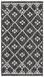 Safavieh Courtyard 2'-0" x 3'-7" Rug in Black / Ivory