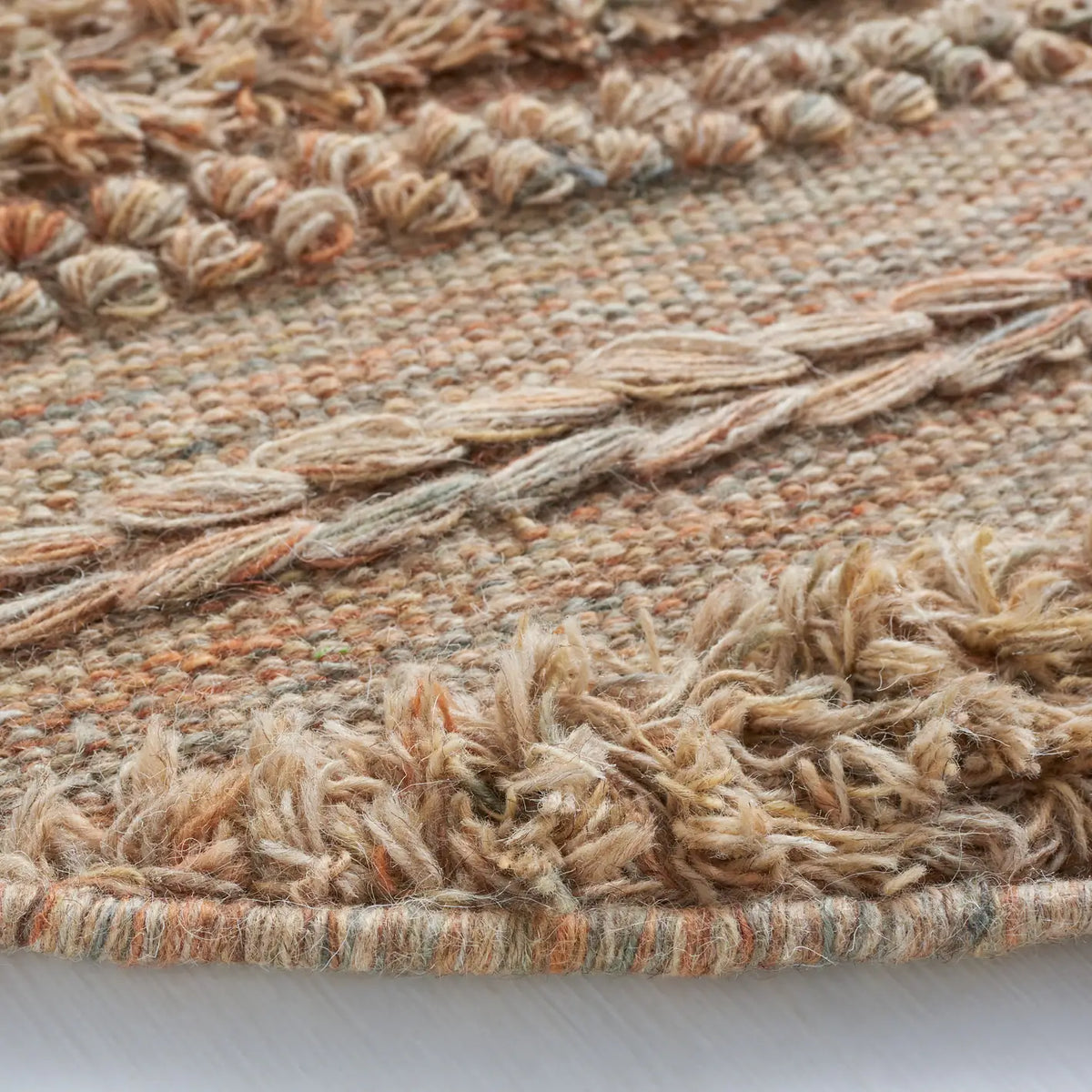 Safavieh Vermont 6'-0" x 6'-0" Rug in Beige / Orange