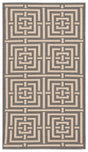 Safavieh Courtyard 2'-0" x 3'-7" Rug in Grey / Cream