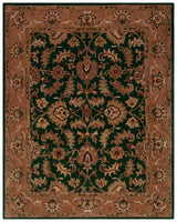 Safavieh Heritage 9'-6" x 13'-6" Rug in Dark Green / Gold