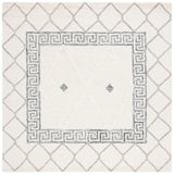 Safavieh Casablanca 6'-0" x 6'-0" Rug in Ivory / Black