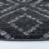 Safavieh Adirondack 6'-0" x 6'-0" Rug in Black / Ivory