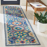 Safavieh Metro 2'-3" x 9'-0" Rug in Blue / Ivory