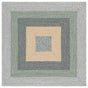 Safavieh Braided 5'-0" x 5'-0" Rug in Grey / Green