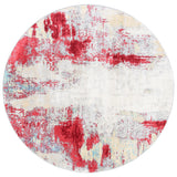 Safavieh Jasper 100 6'-7" x 6'-7" Rug in Red / Ivory