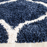 Safavieh Hudson Shag 10'-0" x 14'-0" Rug in Navy / Ivory