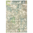 Oriental Weavers Sphinx Formations 70007 Blue / Green Rugs - main flat
