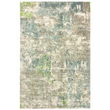 Oriental Weavers Sphinx Formations 70007 Blue / Green Rugs - main flat