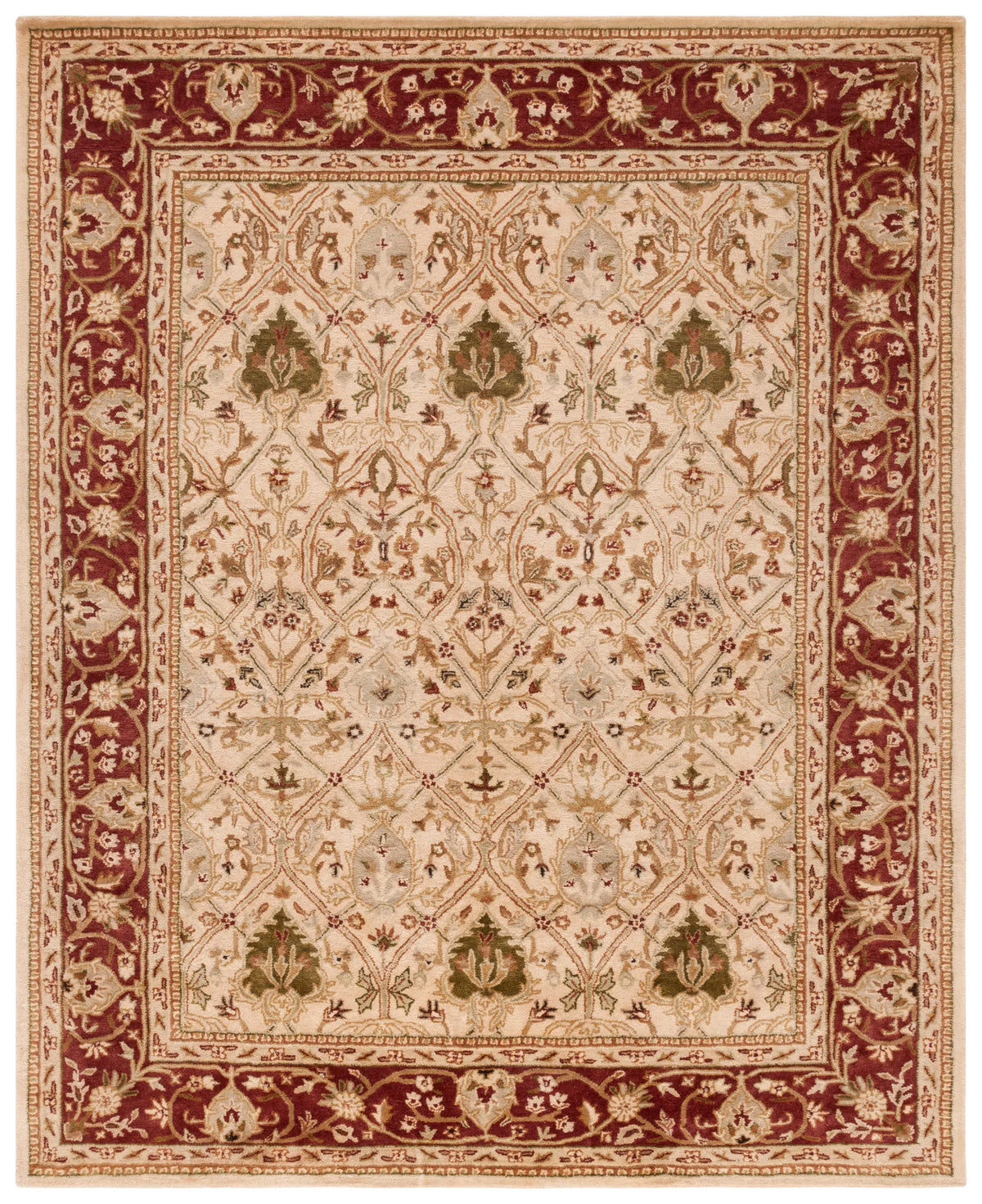 Safavieh Persian Legend 9'-6" x 13'-6" Rug in Ivory / Rust