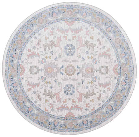 Safavieh Bayside 5'-3" x 5'-3" Rug in Beige / Blue