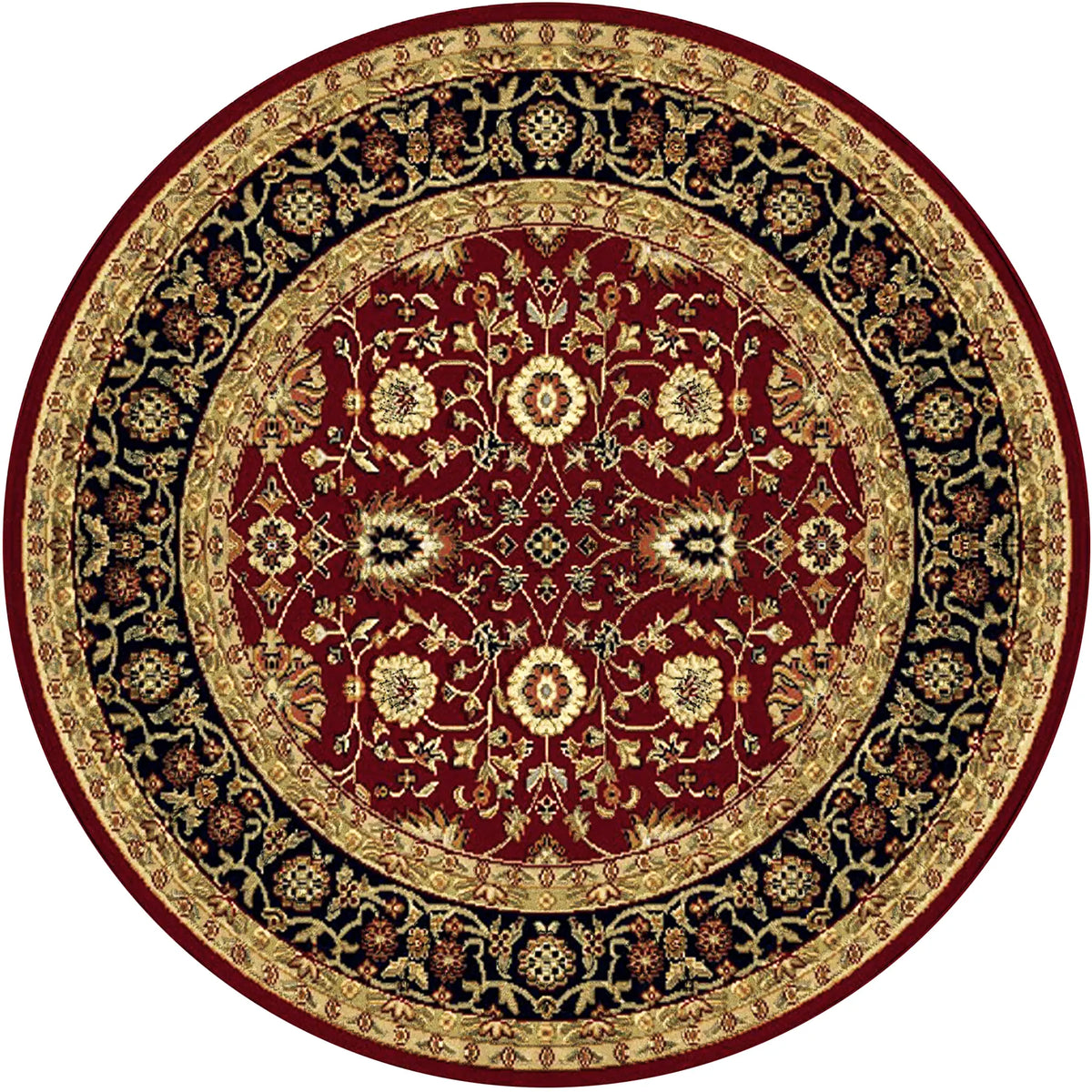 Dynamic Rugs Yazd 2803 Red  /  Red Rugs - Round
