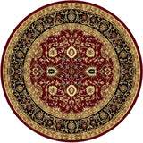 Dynamic Rugs Yazd 2803 Red  /  Red Rugs - Round
