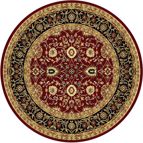 Dynamic Rugs Yazd 2803 Red  /  Red Rugs - Round