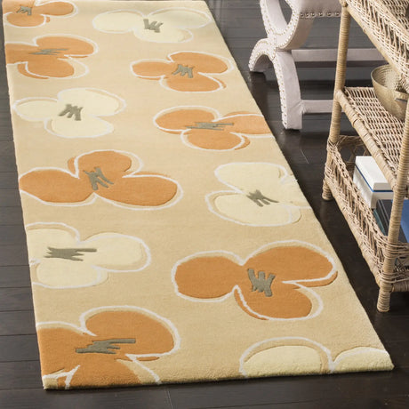 Safavieh Soho 2'-6" x 12'-0" Rug in Gold