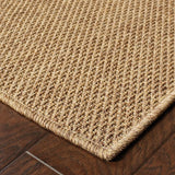 Oriental Weavers Sphinx Karavia 2061N Tan / Tan Rugs - corner detail