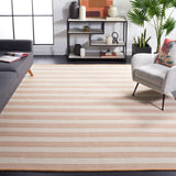 Safavieh Striped Kilim 6'-0" x 9'-0" Rug in Beige / Gold