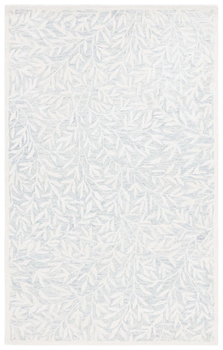 Safavieh Jardin 4'-0" x 6'-0" Rug in Light Grey / Ivory