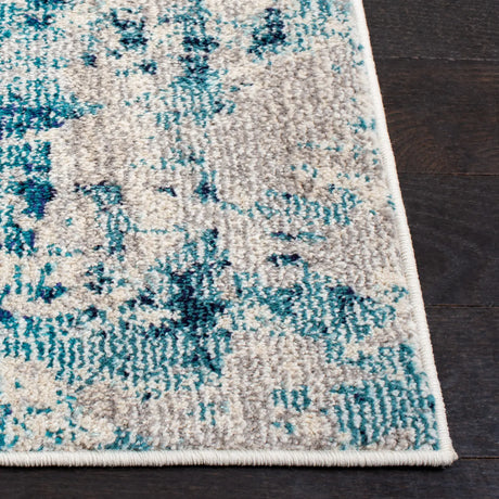 Safavieh Madison 4'-0" x 6'-0" Rug in Ivory / Turquoise