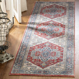 Safavieh Vintage Persian 2'-2" x 12'-0" Rug in Red / Blue