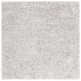 Safavieh Berber 6'-0" x 6'-0" Rug in Ivory / Dark Grey