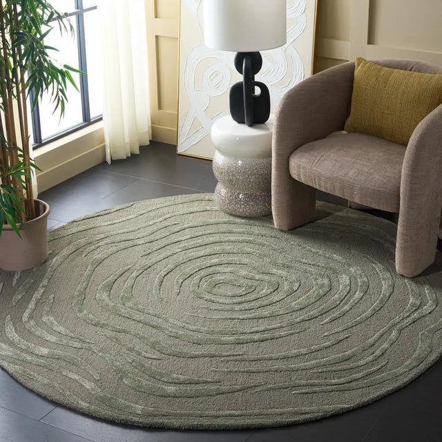 Safavieh Glamour 6'-0" x 6'-0" Rug in Sage Green