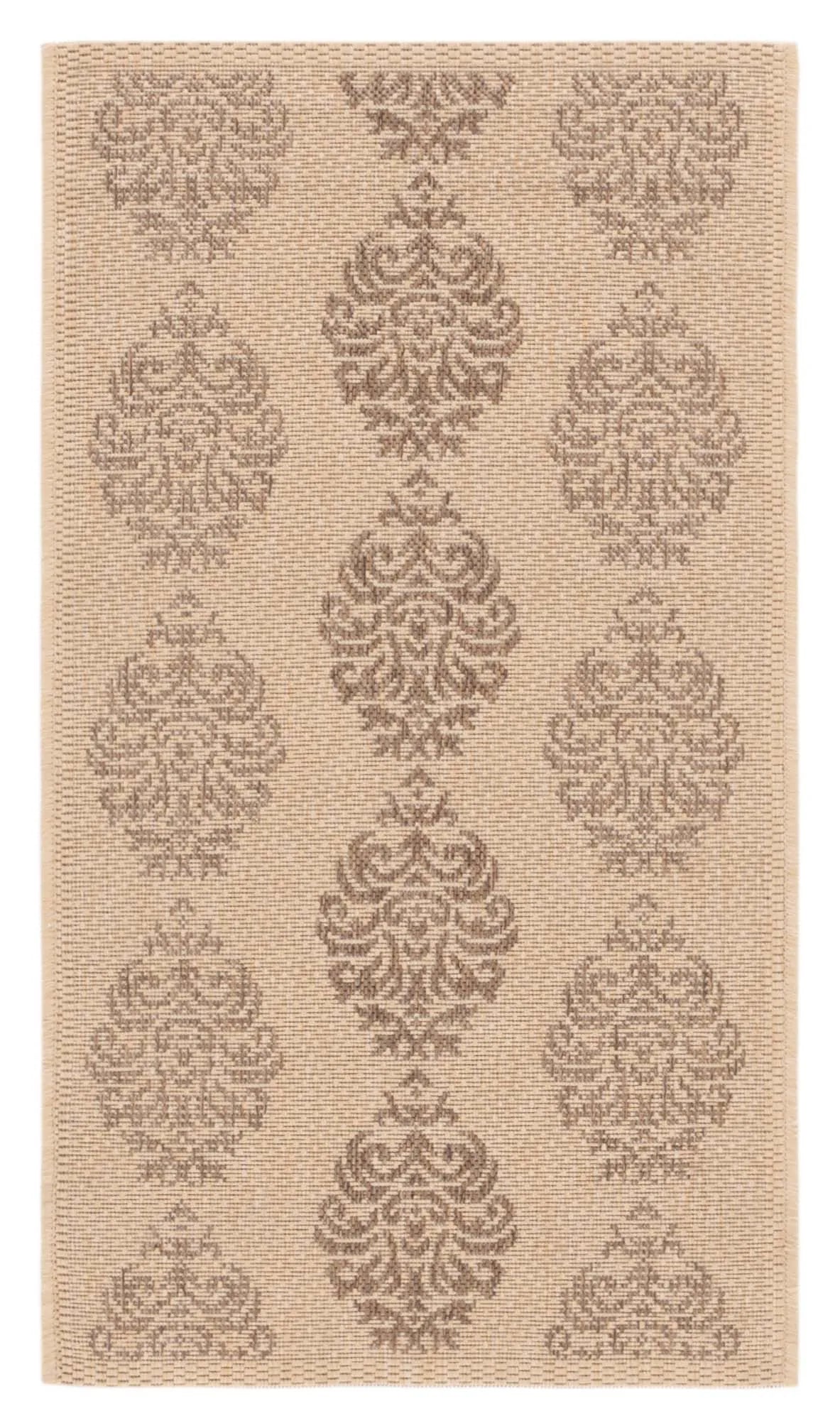 Safavieh Courtyard 2'-0" x 3'-7" Rug in Natural / Brown