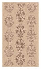 Safavieh Courtyard 2'-0" x 3'-7" Rug in Natural / Brown