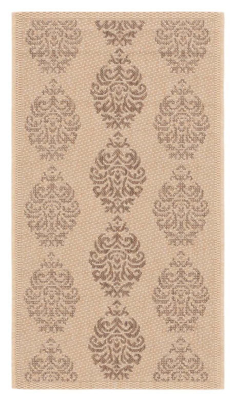 Safavieh Courtyard 2'-0" x 3'-7" Rug in Natural / Brown