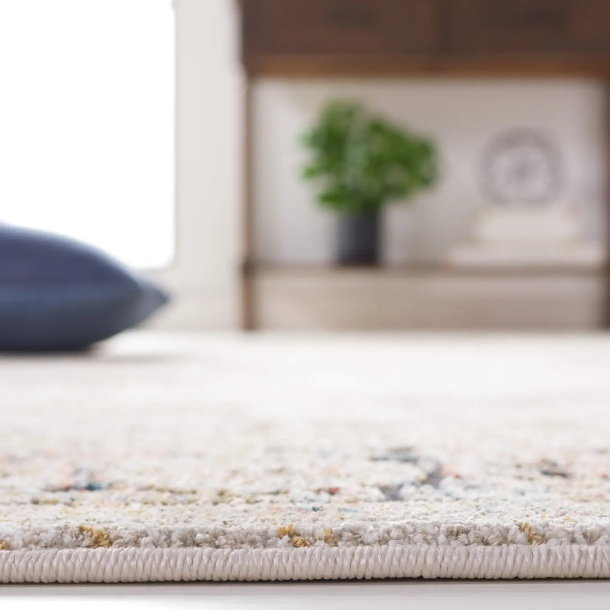 Safavieh Silverado 4'-0" x 6'-0" Rug in Ivory / Rust