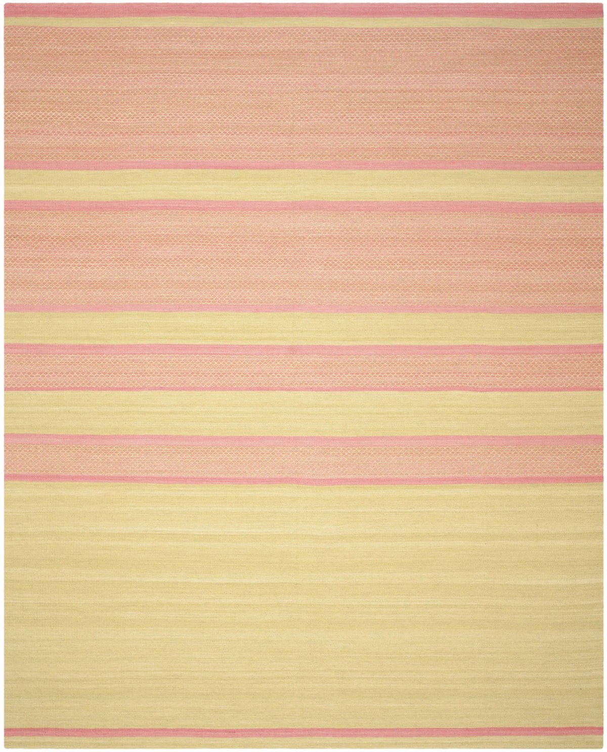 Safavieh Kilim 8'-0" x 10'-0" Rug in Lime / Pink