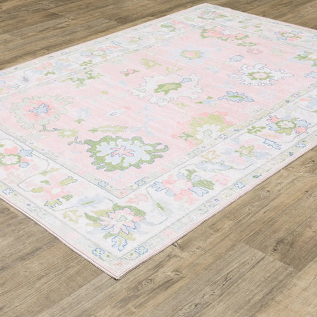 Oriental Weavers Sphinx Addison ADD04 Green Rugs - angle detail