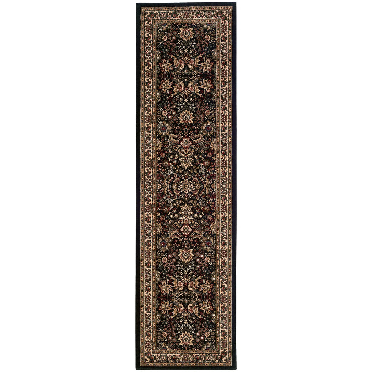 Oriental Weavers Sphinx Ariana 213k8 Black / Ivory Rugs - runner