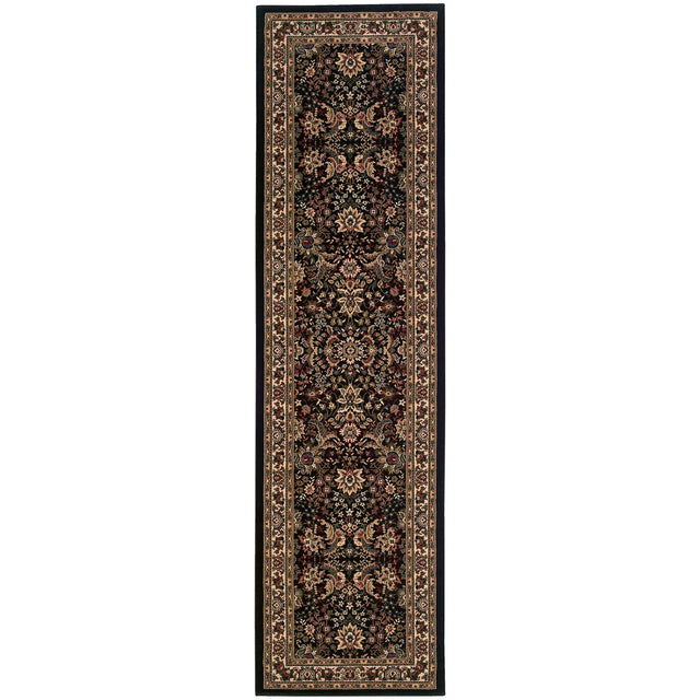 Oriental Weavers Sphinx Ariana 213k8 Black / Ivory Rugs - runner