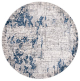 Safavieh Meadow 100 6'-7" x 6'-7" Rug in Ivory Grey / Blue
