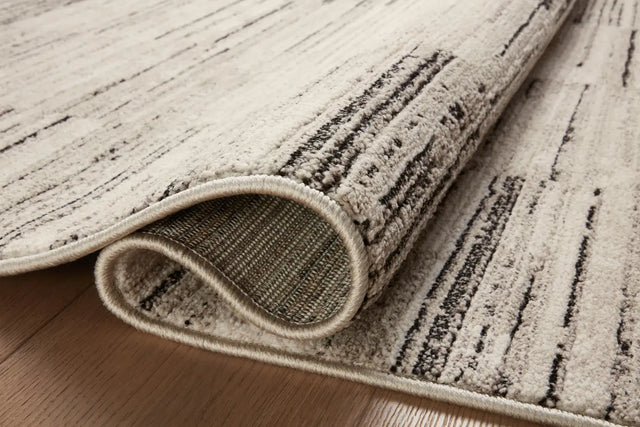 Loloi Darby Dar-01 Charcoal/Sand Rug - pile height
